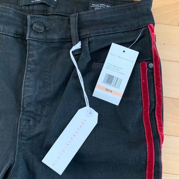 ANTHRO Sanctuary Social Standard Side Stripe Ankle NWT - Picture 7 of 11